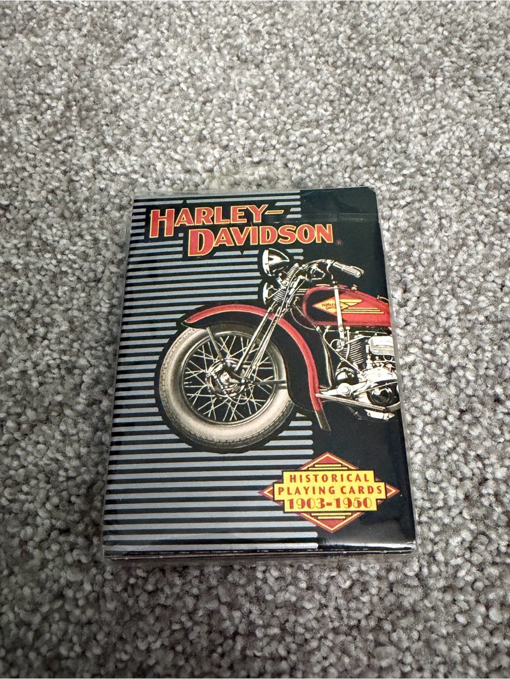 Harley-Davidson Historical Playing Cards (1903–1950) - 1997 Sealed Deck